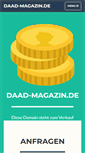 Mobile Screenshot of daad-magazin.de
